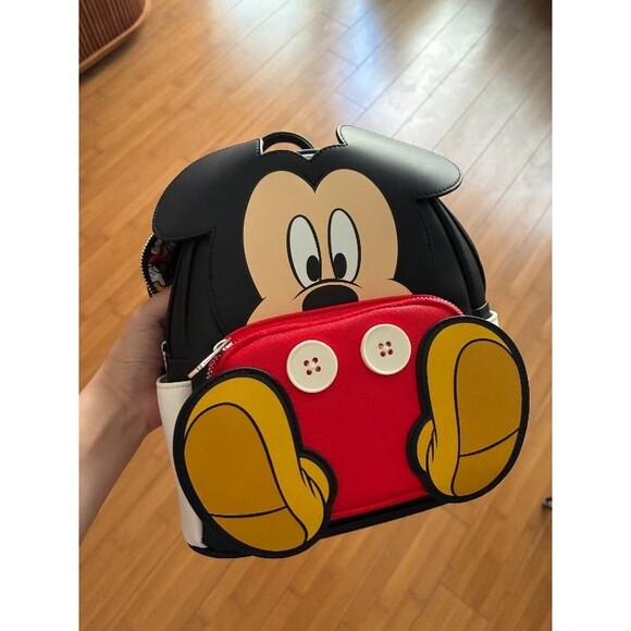 Loungefly Disney Mickey Mouse Cosplay Mini Backpack Like New 3D